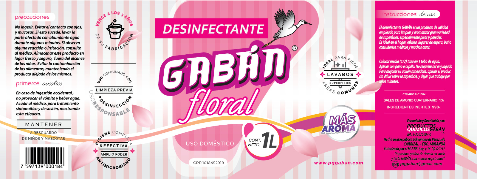 Desinfectante Floral
