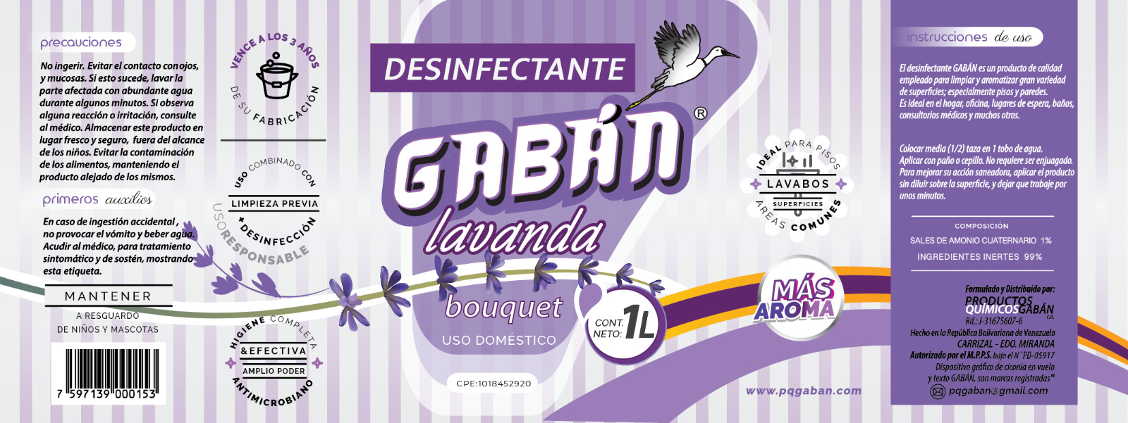 Desinfectante Lavanda