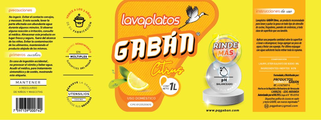 Lavaplatos Citrus